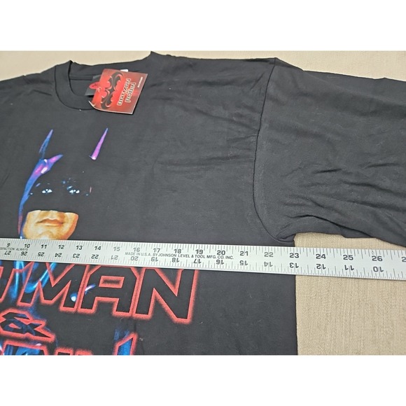 Vintage Batman And Robin Movie Promo T-Shirt 1997 DC Comics XL NEW WITH TAG NOS - Picture 5 of 9